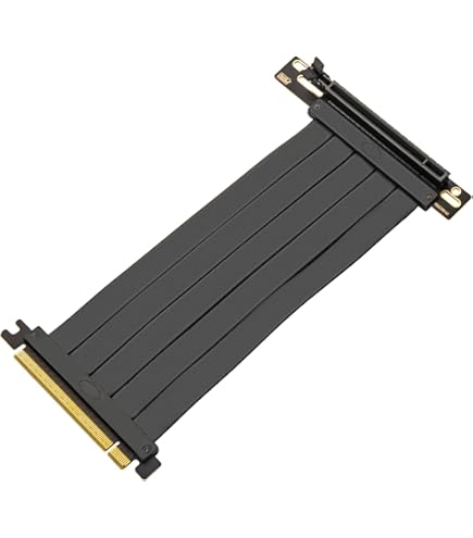 LINKUP - Flexible SLI Bridge GPU Cable Extreme High-Speed Technology Premium Shielding 85 Ohm Design For NVIDIA GPUs Graphic Cards | Not Compatible With AMD Or RTX 2000/3000 GPU - [4cm