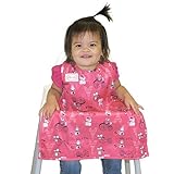 BIB-ON, A New, Full-Coverage Bib and Apron Combination for Infant, Baby, Toddler Ages 0-4+. One Size