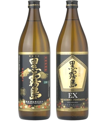 Amazon.co.jp: 霧島酒造 黒霧島25° 900ml瓶 : 食品・飲料・お酒