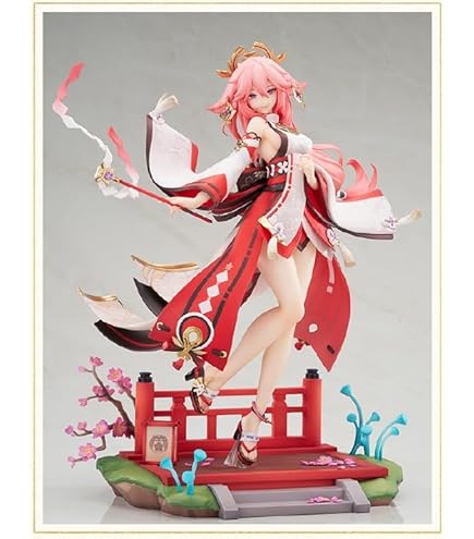 Amazon | Qしゃがみ『原神』八重神子・狐の真意GKフィギュアスケ高ささ