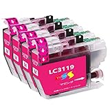 LC3119 brother 互換インク カートリッジｌｃ３１１９Mマゼンタ*4個パック大容量 対応ブラザープリンター：MFC-j6580CDW MFC-j6980CDW MFC-J6583CDW MFC-J6983CDW MFC-J5630CDW yubang