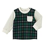 ミキハウス ホットビスケッツ (MIKIHOUSE HOT BISCUITS) トレーナー 73-5608-618 100cm 紺×グリーン