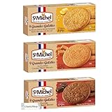 【3種アソート各1箱】サンミッシェル グランドガレット 各9枚入り(バター・キャラメル・ショコラ) ChattyShopオリジナルおしぼり付き