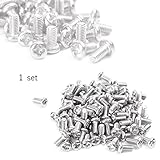 Mallofusa 100x M3x6mm 凹型 クロスヘッド ねじ切り スクリュー 締め ボルト