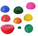 Mon 半球 バランスボール 大人から子供まで 感覚統合 バランスト レーニング 6個1組 空...