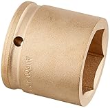 Ampco Safety Tools I-3/4D40MM Socket, Impact, Non-Sparking, Non-Magnetic, Corrosion Resistant, 3/4 D