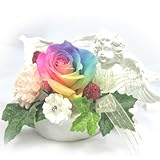 プリザーブドフラワーアレンジ　レインボーAngel