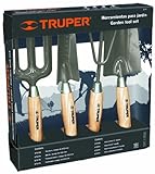 Truper 30642 6-Inch Garden Tool Kit with Hoe, Cultivator, Transplanted, Trowel [並行輸入品]