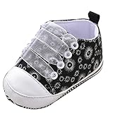 Zhhlinyuan 安定した品質 Toddler ベビー Girls Soft Anti-slip Soled Canvas Floral Shoes Sneaker GL009