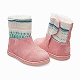 【TOMS】トムス NEPAL BOOTS PINK SUEDE FAIR ISLE キッズ/ベビー ブーツ 10006422 (T5(12cm)) [並行輸入品]
