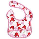 Bumkins Disney Baby Waterproof Starter Bib, Minnie Icon, 6-9 Months by Disney [並行輸入品]