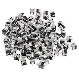 ILS - 500 pieces 8.5 x 8.5mm Touch Self-locking Button Switch Double Row Six Feet Straight