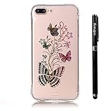 米国inShang製透明iPhone 7 Plus ケース 5.5 Plus inch [ブロンジングテクノロジー3D画像] 携帯電話用ケースTPU 製セミハードケースで, IPhone 7 Plus