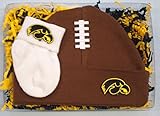 Iowa Hawkeyes Footballキャップand Socksベビーギフトセット