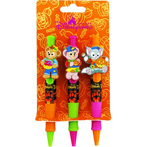 ディズニー Disney ダッフィー シェリーメイ ジェラトーニ ボールペン 3本セット ハロウィン 非売品おまけ付き 香港 Hkdl 海外ディズニー限定 文具百貨