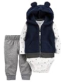 カーターズ Carter's ボディスーツ ＆ パンツ ＆ ベスト 3点セット 3-Piece Little Vest Set 9M (67-72cm) [並行輸入品]