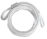 48 " Heavy Dutyビニールコーティングスチールコイルケーブルwith 1 / 4 "直径Sealed各でループエンド