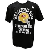 NFL San Francisco 49ers 5時間Super Bowl Champ Tシャツ、ブラック、XXL