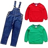 【Sai彩】マリオ ルイージ ブラザーズ 子供用 コスプレ 子供服 セットアップ オーバーオール 可愛い キャラクター ハロウィン 楽々 ２点SET USJ ユニバ 春秋冬