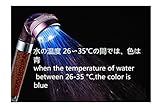 Multi-color Led shower Tourmaline SPA Anion Hand Held Bathroom Led Shower Head Filter Hand Shower He