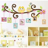 Family Tree Photo Frames Wall Stickers DIY Blank Album Removable Wall Decals Home Decor PVC Art Mura