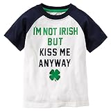 Carters赤ちゃんClothing Outfit BoysアイルランドラグランTシャツアイボリー