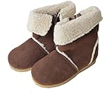 スエードボアブーツ(チャ)13cm