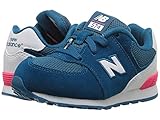 [ニューバランス] New Balance Kids ガールズ KL574v1 Reflective (Infant/Toddler) ベビーシューズ Blue/White 7.5 Toddler(1