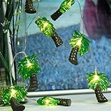 Infabe クリスマス　ココナッツ形の装飾LEDライト LED パイナップル イルミネーション オーナメント LEDストリングライト 飾りスター クリスマス飾り　ハロウィン飾り 防水 結婚式 ホーム