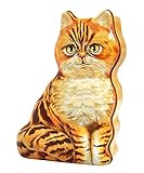 ネコ型 ティンボックス （キャット×茶） PEI0662BR