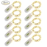 ledgleリモート制御さ文字列調整可能LEDロープライト100 LEDビーズ付き、8照明モードip66防水性、バッテリー電源、33 ft。。。
