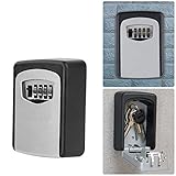 TeFuAnAn セキュリティ キーボックス キーボックス 鍵保管 暗証番号 　壁掛け 防犯　 盗難防止 安心　 安全