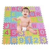 kaluo Kids 36 Piece酷使非毒性Foam Alphabet Plus番号Puzzle Play Mat