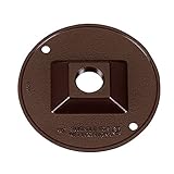 Sigma Electric 14381BR 1/2-inch 1 Hole Round Lamp Holder Cover, Bronze [並行輸入品]