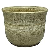 国産鉢 和鉢 白ボカシ花鉢 6号