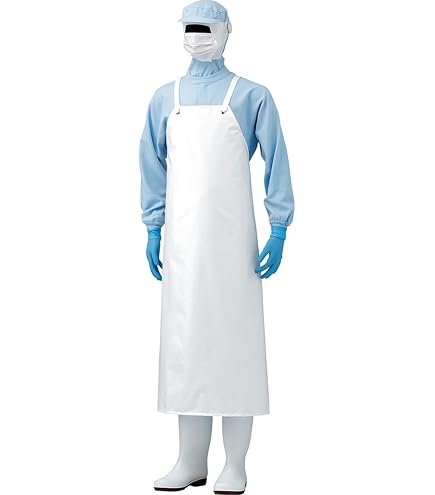 Amazon.co.jp: [ミドリ安全] 食品 作業服 エプロン ウレタン打抜き