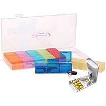 ピルケース ピルカッターセット 防湿 密閉 薬ケース サプリケース 小分け ピルケース ピルカッターセット 防湿 密閉 薬ケース サプリケース