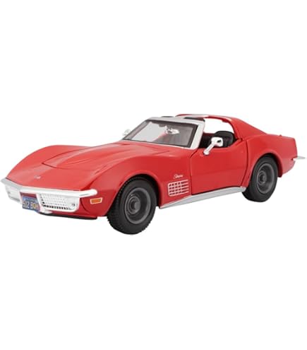 Amazon | Motormax Toy 1979 シボレー コルベット C3 ホワイト トップ