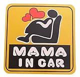 赤ちゃん　妊婦　乗ってます　ステッカー　　baby in car (F)
