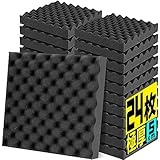 Moon River 吸音材 防音材 25kg/m³ 高密度 吸音パネル 軽量 部屋用 設置簡単 吸音パネル 吸音対策 インテリア 楽器 壁