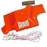QHALEN Husqvarna 50 51 55 51EPA 55EPA 55EU1 55用スターターアセンブリのリコイル 2メートルスターター付きランチャーEPAチェーンソー