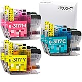 バウストア Brother LC3117 対応 互換インクカートリッジ (C/M/Y) 6個 MFC-J6980CDW MFC-J6580CDW MFC-J6983CDW MFC-J6583CDW MFC-J5630CDW