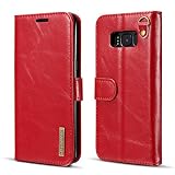 E&FASHION Galaxy S8+/S8 Plus (6.2インチ) ケース 手帳型 マグネット式で分離式 取り外し自由 ワイヤレス充電に対応 docomo SC-03J au SCV35 カー