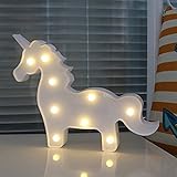 ピンクユニコーンShaped動物ライトテーブルランプ3dマーキーMarqueeユニコーンサイン文字夜間ホーム装飾電池式