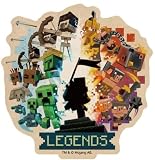 エンスカイ MINECRAFT Legends マインクラフトレジェンズ トラベルステッカー (1) LEGENDS 約100×98mm 紙 PP製