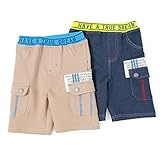 La Chiave(ラ キエーベ) ハーフパンツ (80～130cm) キムラタンの子供服 (53626x53826-162) ネイビーブルー 80