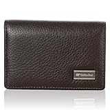 [ゴールデンベア] 名刺入れ GoldenBear やわらかいシュリンクレザー スマートなササマチ名刺入れ カードケース 本牛革 メンズ GBMW4JM1 チョコ