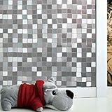 ガラスフィルム 窓 目隠しシート 90cm x 200cm ガラスシート 窓 装飾フィルム 曇りガラス ウインドウフィルム 四角柄