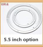 Dagly（TM）5.5インチ14センチメートルアルミレイジースーザンスイベルプレートラウンドターンテーブルベアリングの家具ハードウェア