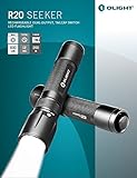 OLIGHT R20 SEEKER 充電式ライト 【CREE XM-L2 白色LED搭載 / 明るさMAX:600ルーメン / 18650充電池×1本】